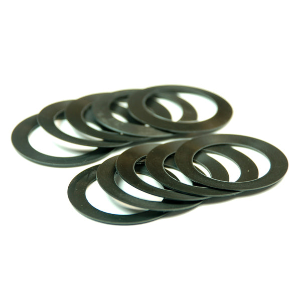 24mm ID x 0.5mm Crank Spindle Spacer, Bag of 10 - Wheels Mfg