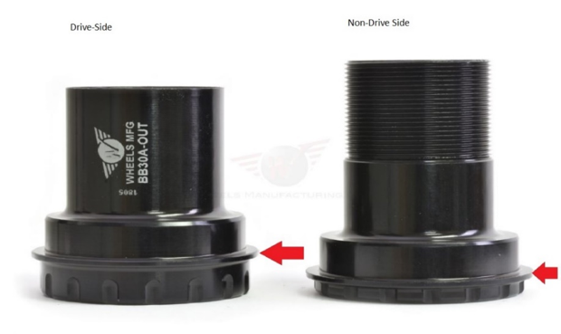 Asymmetric Bottom Brackets BB30A PF30A-112477339816 