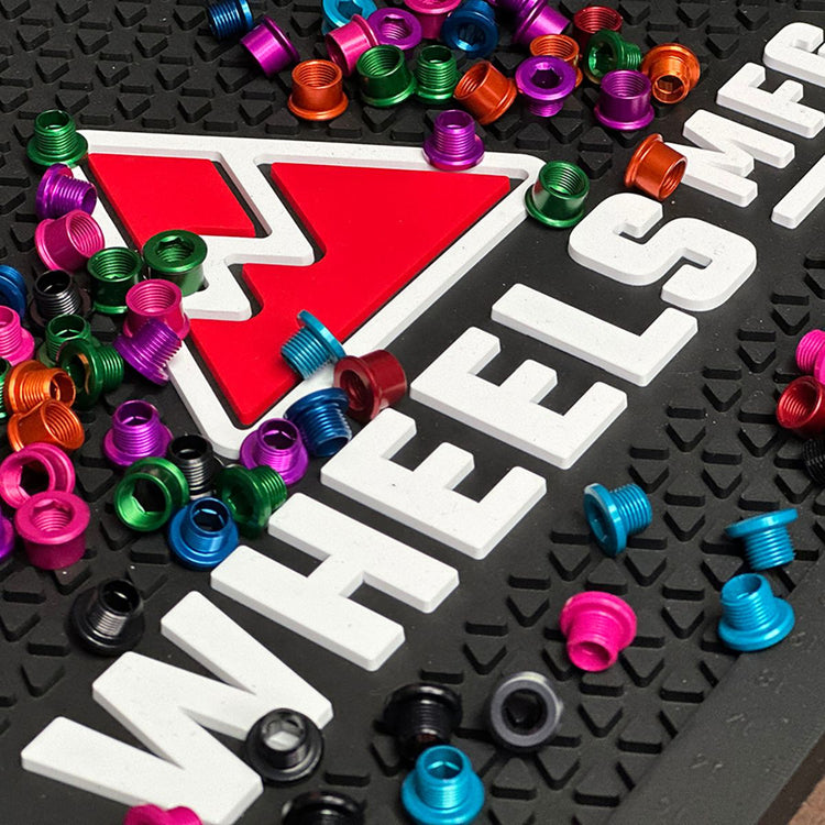 M8x6mm Chainring Bolt and Nut Set, 4 Pack - Black-35391838421160 main