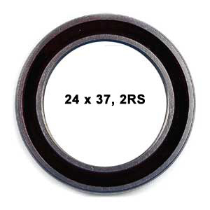 Enduro 24x37, ABEC-5 Sealed Bearing - Wheels Mfg
