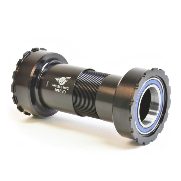 386EVO ABEC-3 BB for 24mm (Shimano) Cranks - Black - Wheels Mfg