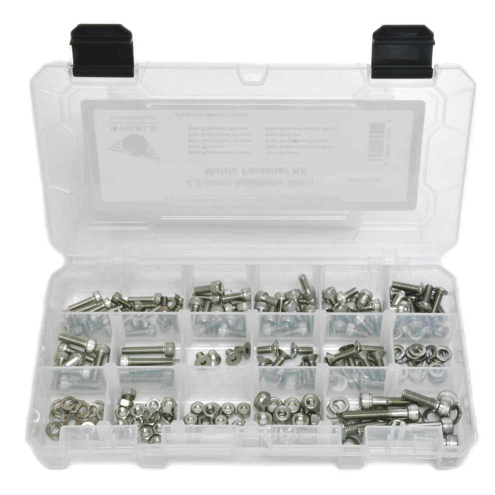 4,5,6mm Stainless Steel Fastener Kit - Wheels Mfg