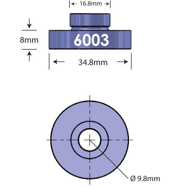 Wheels Manufacturing Open Bore Adapter - Thumbnail 3