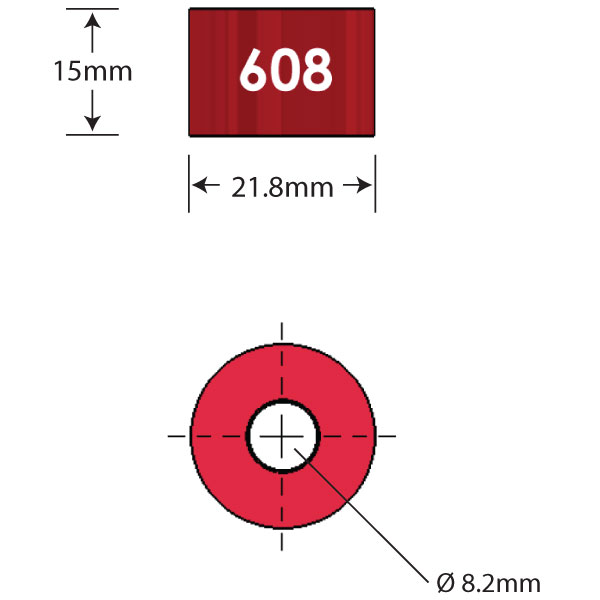 608 Over Axle Adapter For Small Sealed Bearing Press-45053776363688 