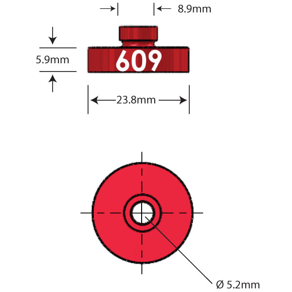 609 Open Bore Adapter Dimensions-35391740510376 main