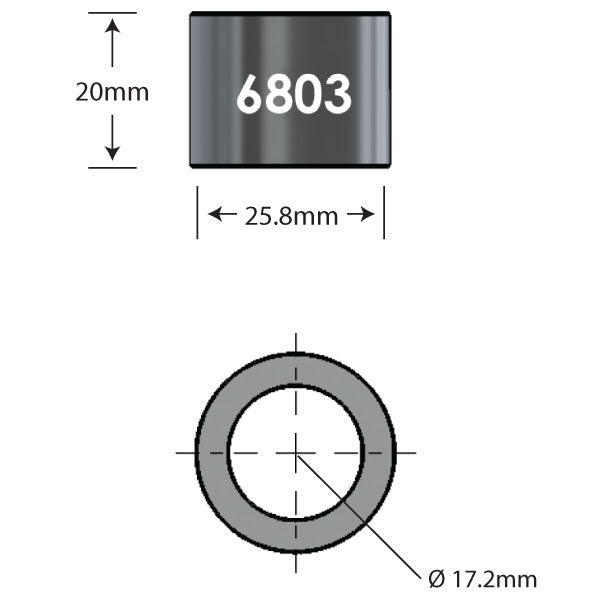 6803 Over Axle Adapter-45053598400680 