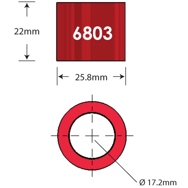6803 Over Axle Adapter For Small Sealed Bearing Press-45053782720680 