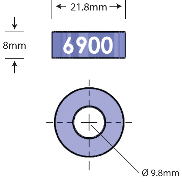 6900 Open Bore Adapter-45053594108072 