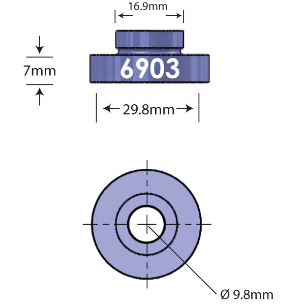 Wheels Manufacturing Open Bore Adapter - Thumbnail 4