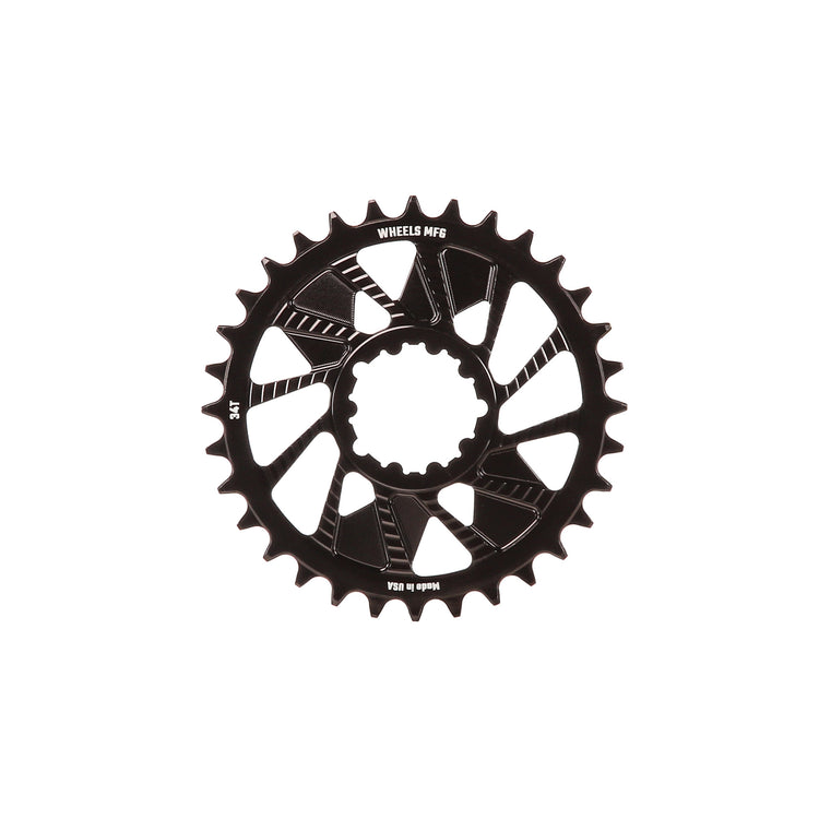Direct Mount Chainrings for SRAM 3-bolt Cranks - Hyperglide+ Tooth Pattern-37509624070312 main