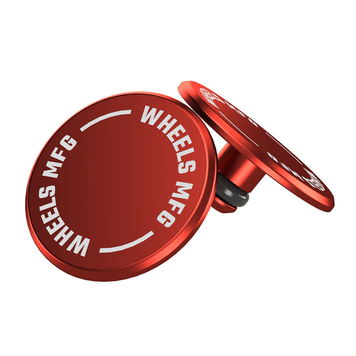 Wheels Manufacturing Thru Axle Cap Set - Red - Wheels Mfg
