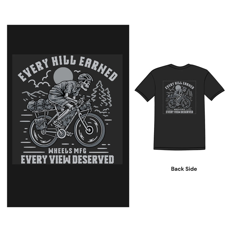 Every Hill Earned - Every View Deserved – T-Shirt-37649376968872 main