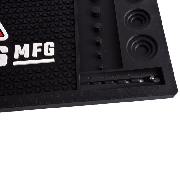 Identifying ball bearing has never been easier with this ramped gauge that lets ball bearings roll into their identifying slot.  -35391802867880 main