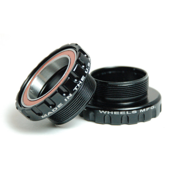 Threaded to 30mm Angular Contact BB - Black-45068983632040 