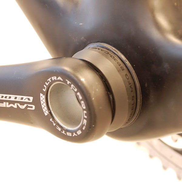 BB30 Adapter with Campagnolo Ultra-Torque Crank Installed-35401070182568 main