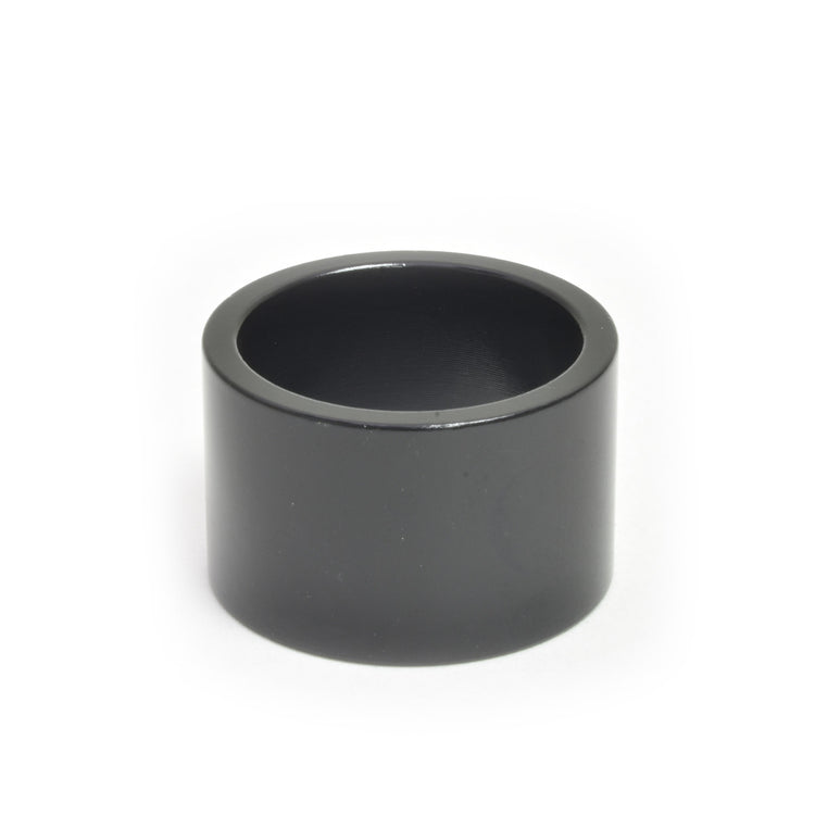 1" x 20mm Black Aluminum Headset Spacer-45053559734440 