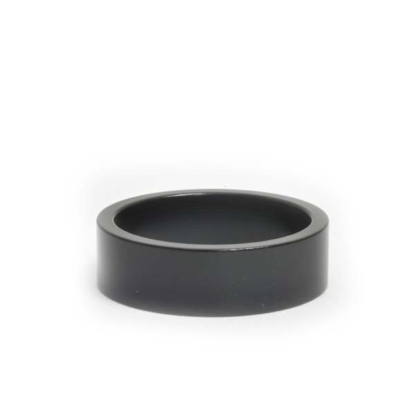 1-1/8" x 5mm Black Aluminum Headset Spacers, Bulk 100pcs-45053711745192 
