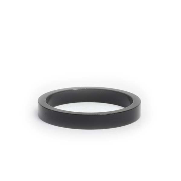 1-1/8" x 10mm Black Aluminum Headset Spacers, Bulk 100pcs-45053710991528 