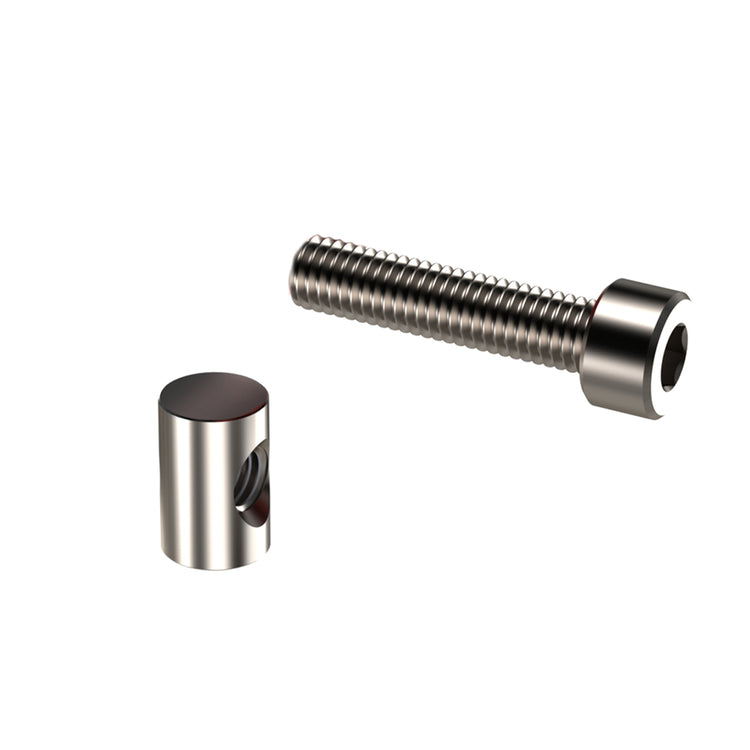 Seatpost Collar SPC1 Replacement Bolt and Barrel Nut-45053997514920 