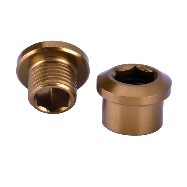 M8x6mm Chainring Bolt and Nut Set, 5 Pack - Colorado Copper-45053988339880 