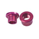 M8x6mm Chainring Bolt and Nut Set, 4 Pack - Pink