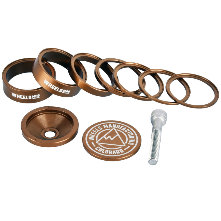 Pro Aluminum Headset Spacer Kit - Colorado Copper-45053987881128 