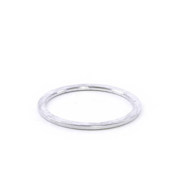 1-1/8" x 1.5mm Silver Aluminum Headset Spacers, Bag of 5-45053818568872 