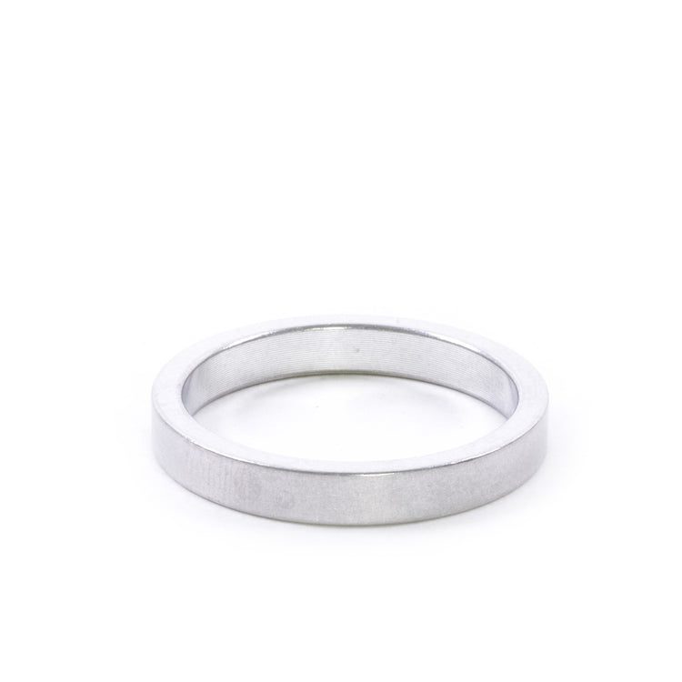 1-1/8" x 5mm Silver Aluminum Headset Spacers, Bag of 10-45053566222504 