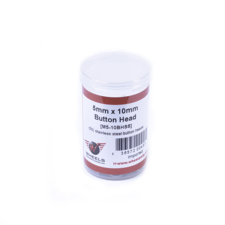 Button Head Cap Screw, Stainless Steel, M5 x 10mm, 50pcs-45053581525160 