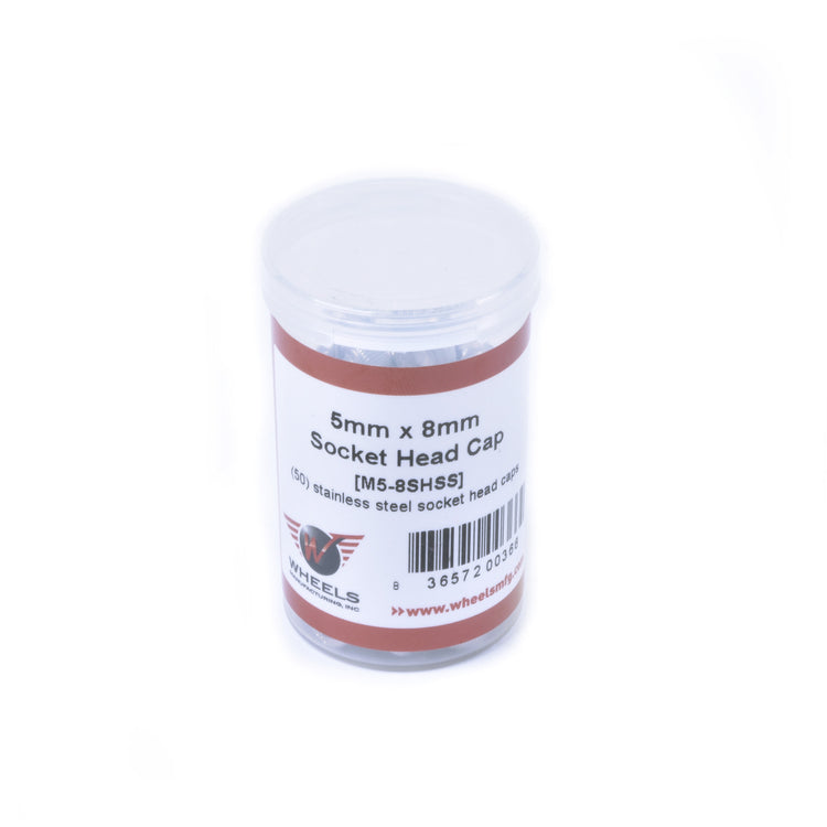 Socket Head Cap Screw, Stainless Steel, M5 x 8mm, 50pcs-45053582540968 