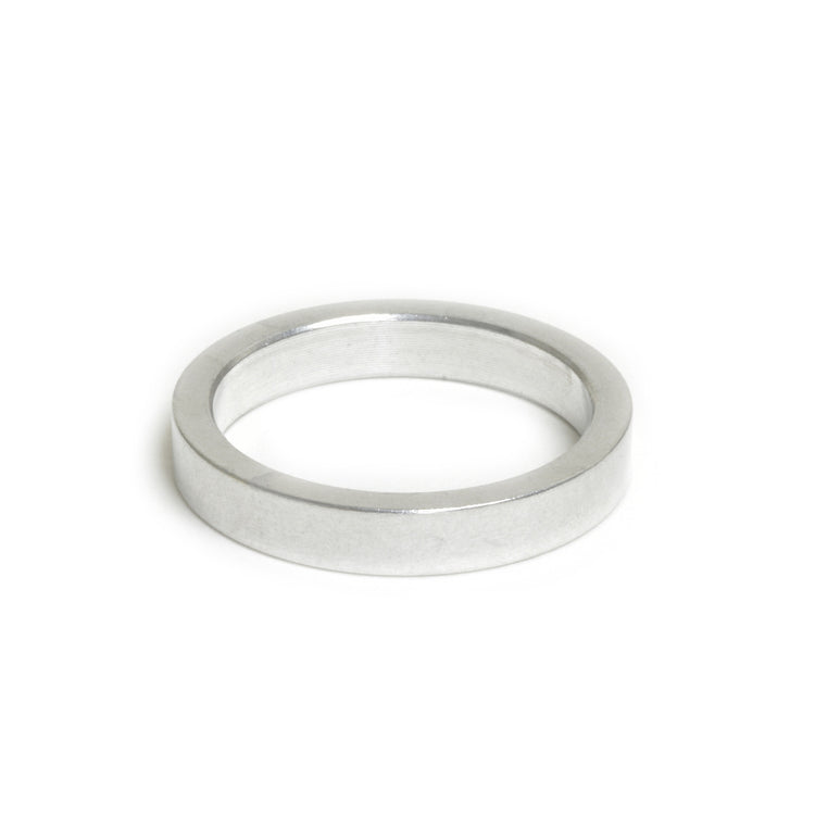 1" x 5mm Silver Aluminum Headset Spacers, Bag of 10-45053568549032 