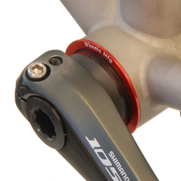 Wheels Mfg PF30 Adapter with Shimano Crank Installed-35401059172520 main