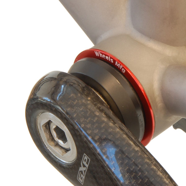 Wheels Mfg PF30 Adapter with SRAM Crank Installed-35401069559976 main