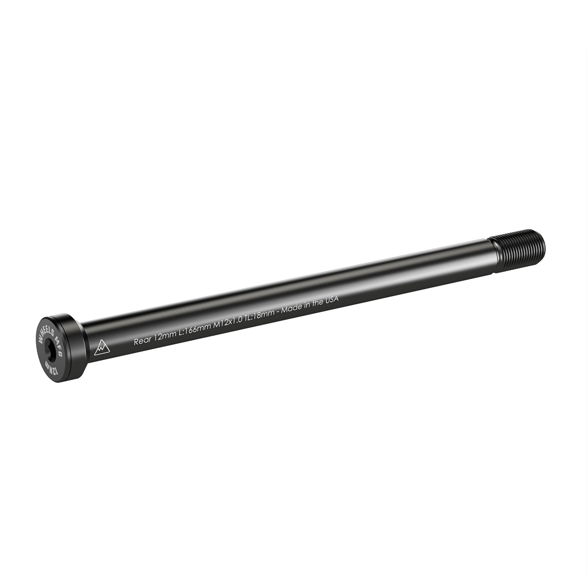 Wheels manufacturing Rear Thru Axle 12mm x 166 Length x 1.0 Thread