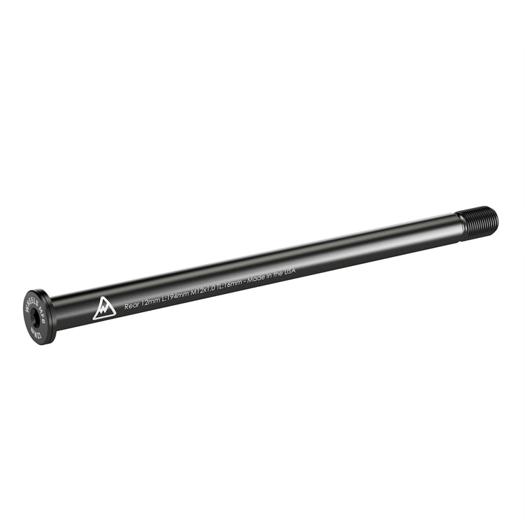 Rear Thru Axle 12mm x 194 Length x 1.0 Thread Pitch - Flat Washer-45053944856744 