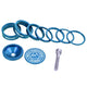 Pro Aluminum Headset Spacer Kit - Teal