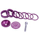 Pro Aluminum Headset Spacer Kit - Purple