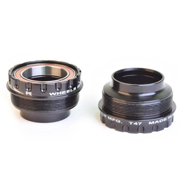 T47 Outboard Angular Contact BB for 30mm Cranks - Black - Wheels Mfg